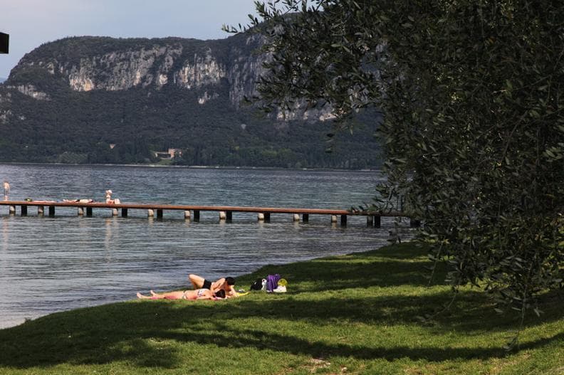 A scenery from La Rocca Camping