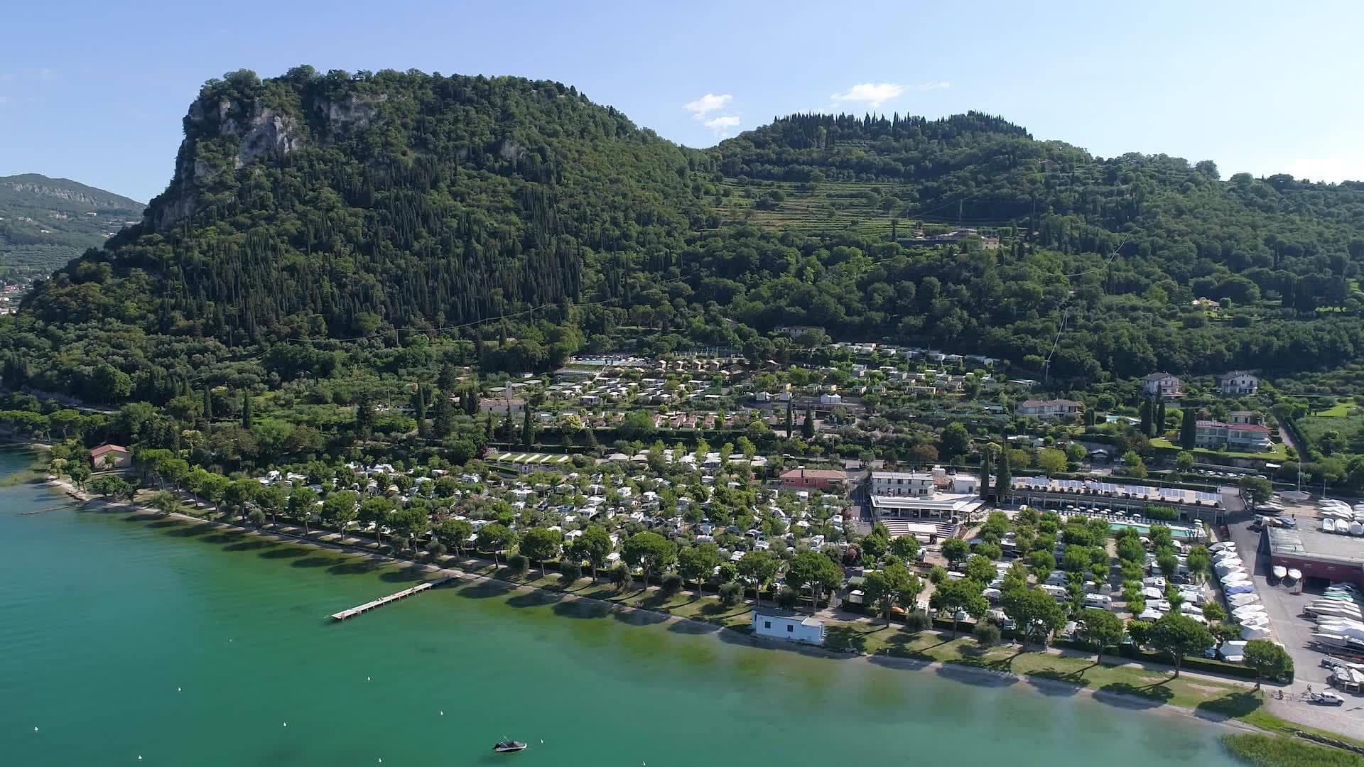A scenery from La Rocca Camping