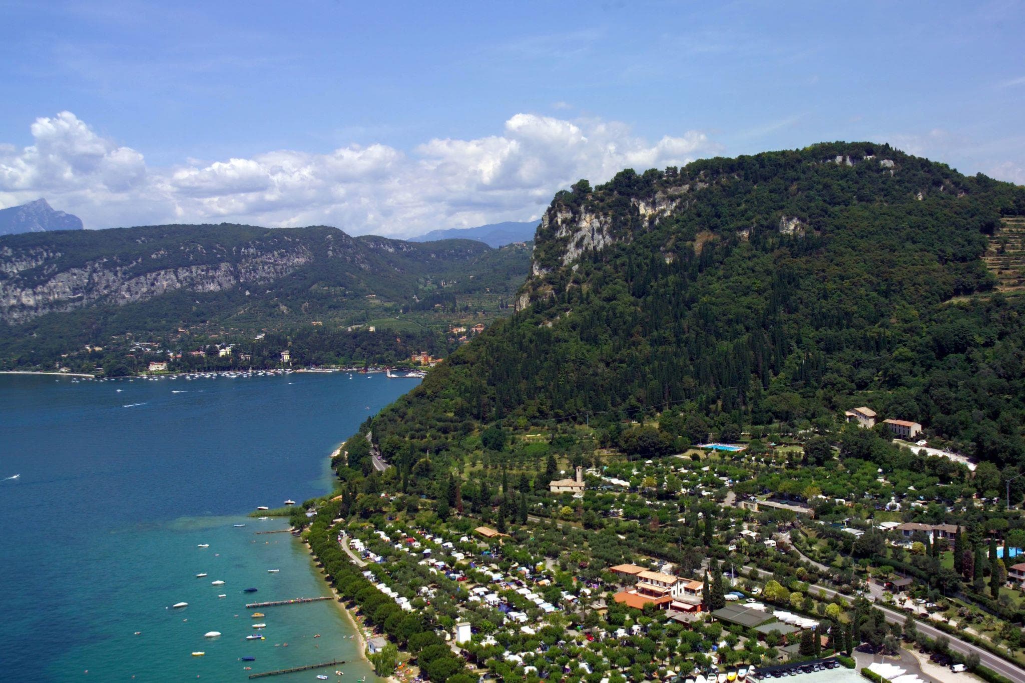 A scenery from La Rocca Camping