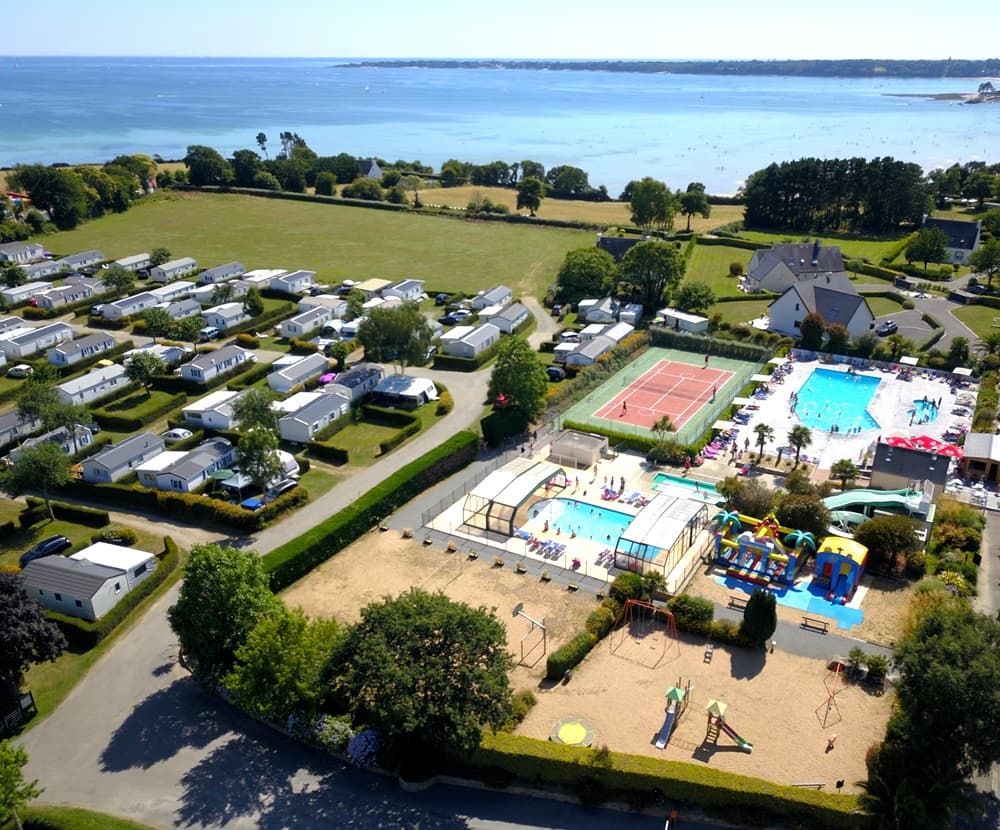 A scenery from Camping de Kérantérec