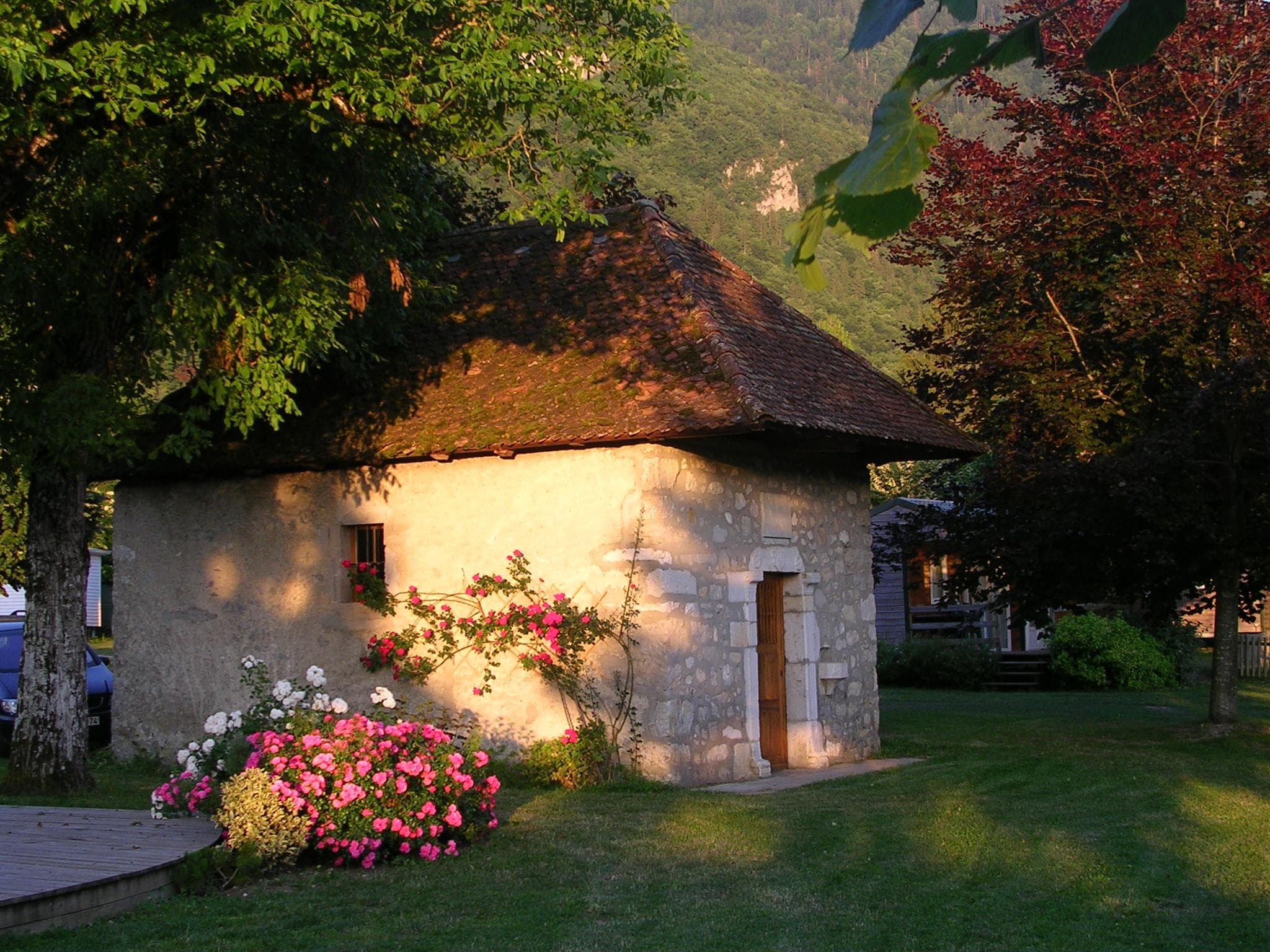 A scenery from Camping La Chapelle Saint Claude