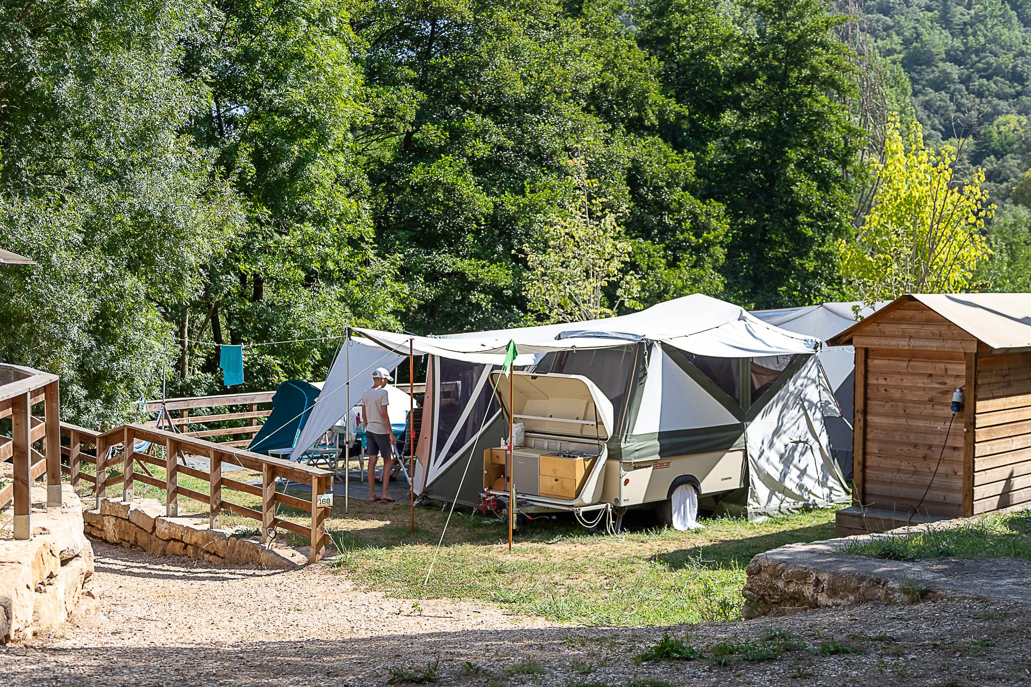 A scenery from Flower Camping Le Val de l'Arre