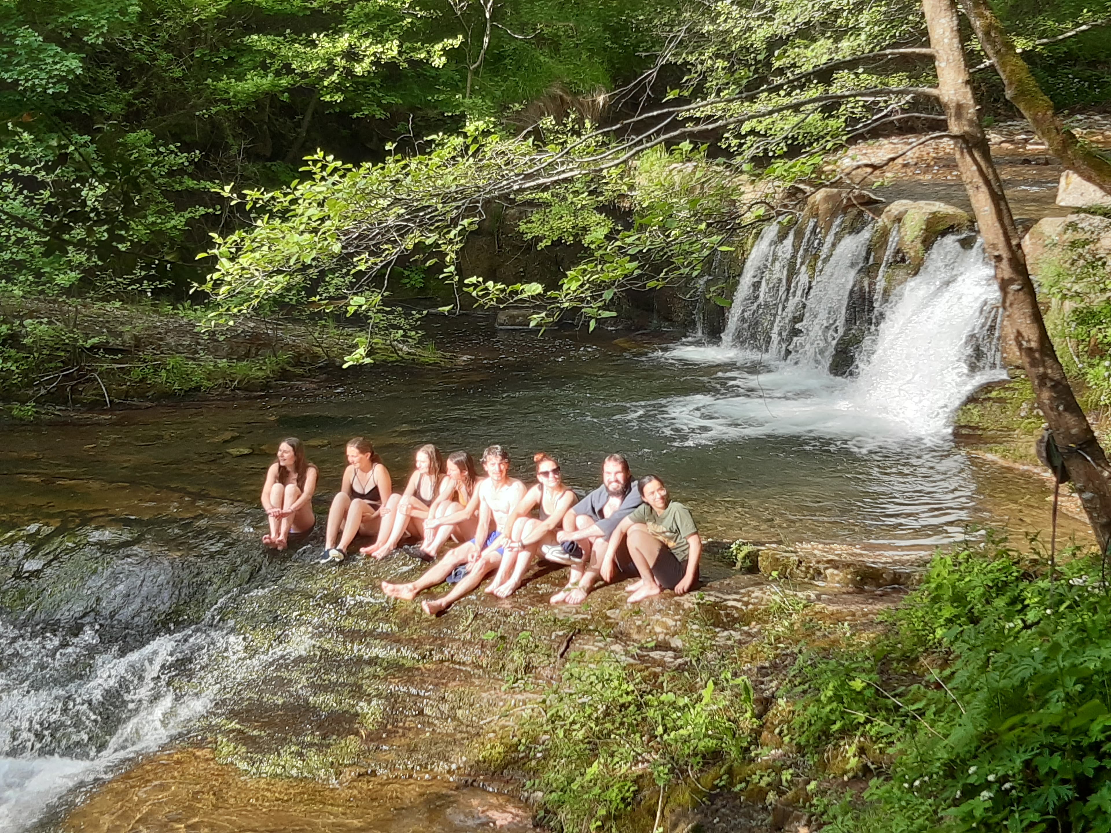 A scenery from Camping La Cascade