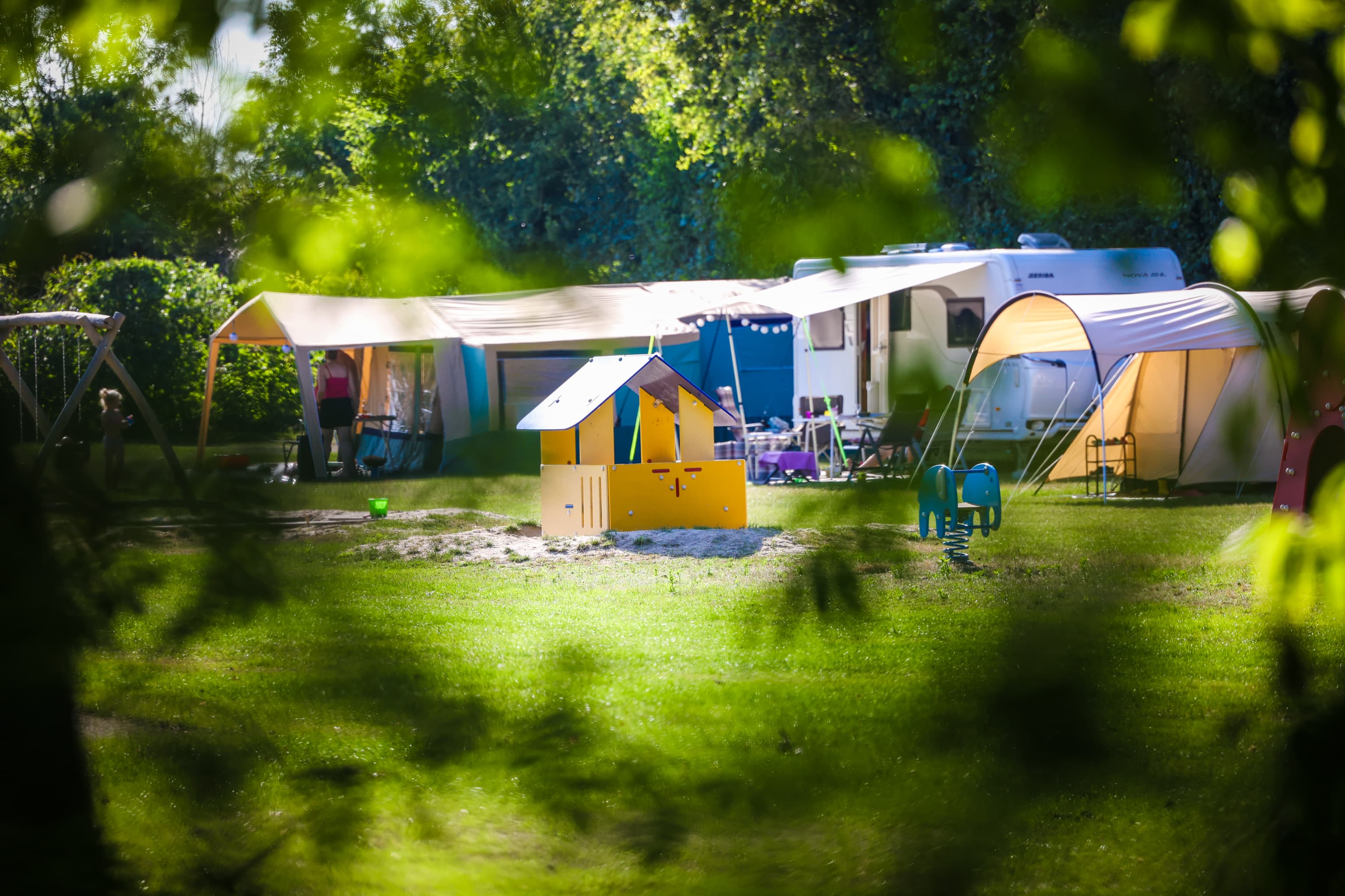 A scenery from Camping de Paal