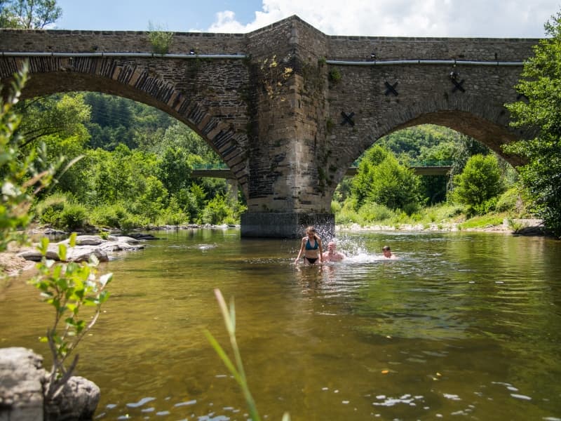 A scenery from Flower Camping Le Pont du Tarn