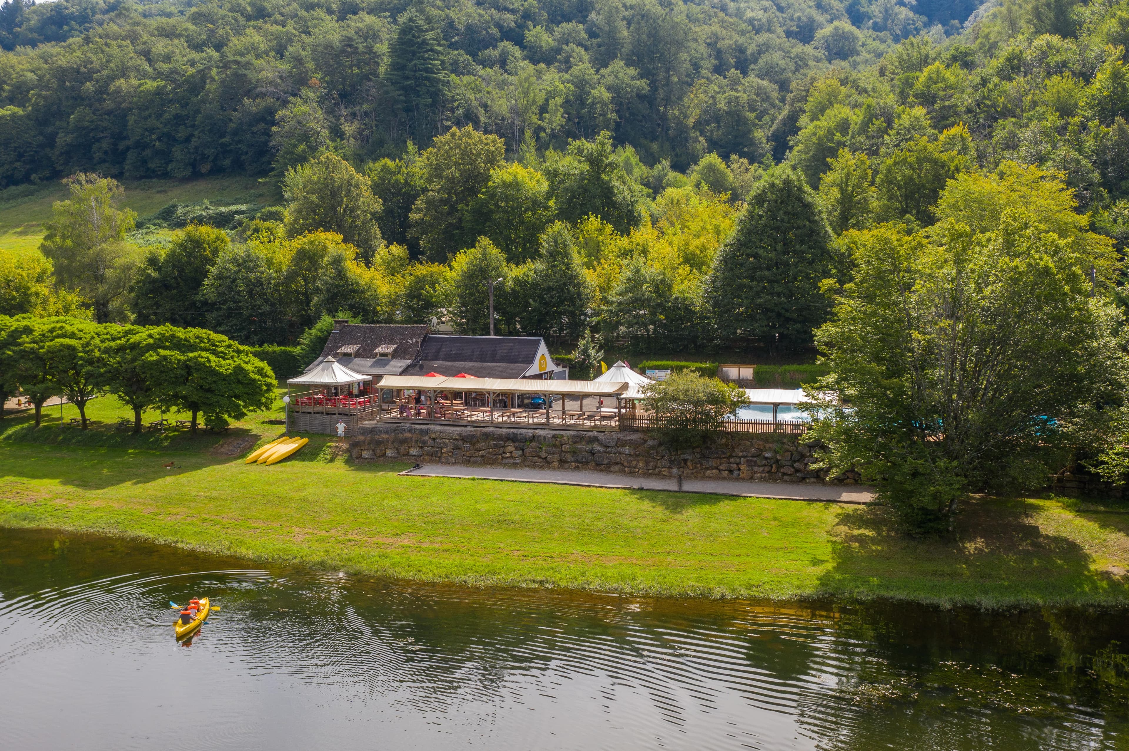 A scenery from Camping du Lac