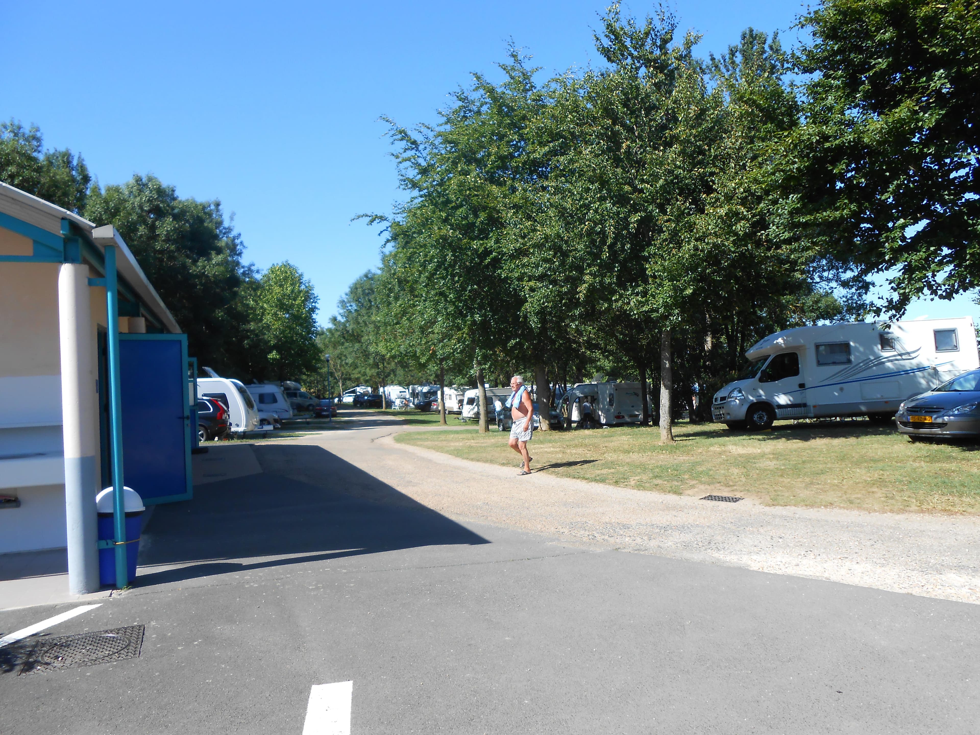 A scenery from Camping de Tournus