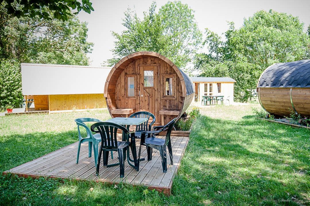 A scenery from Camping de Tournus