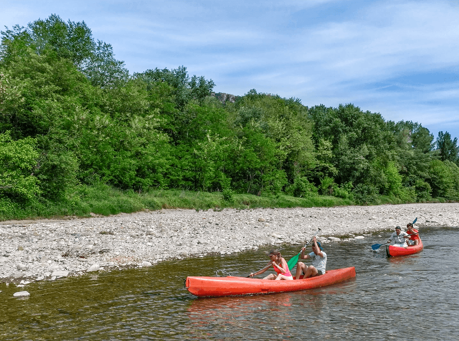 A scenery from Camping Le Castel Rose