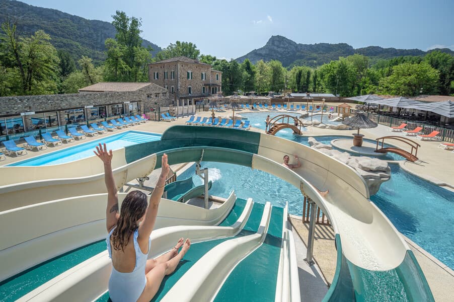 A scenery from Camping Le Castel Rose