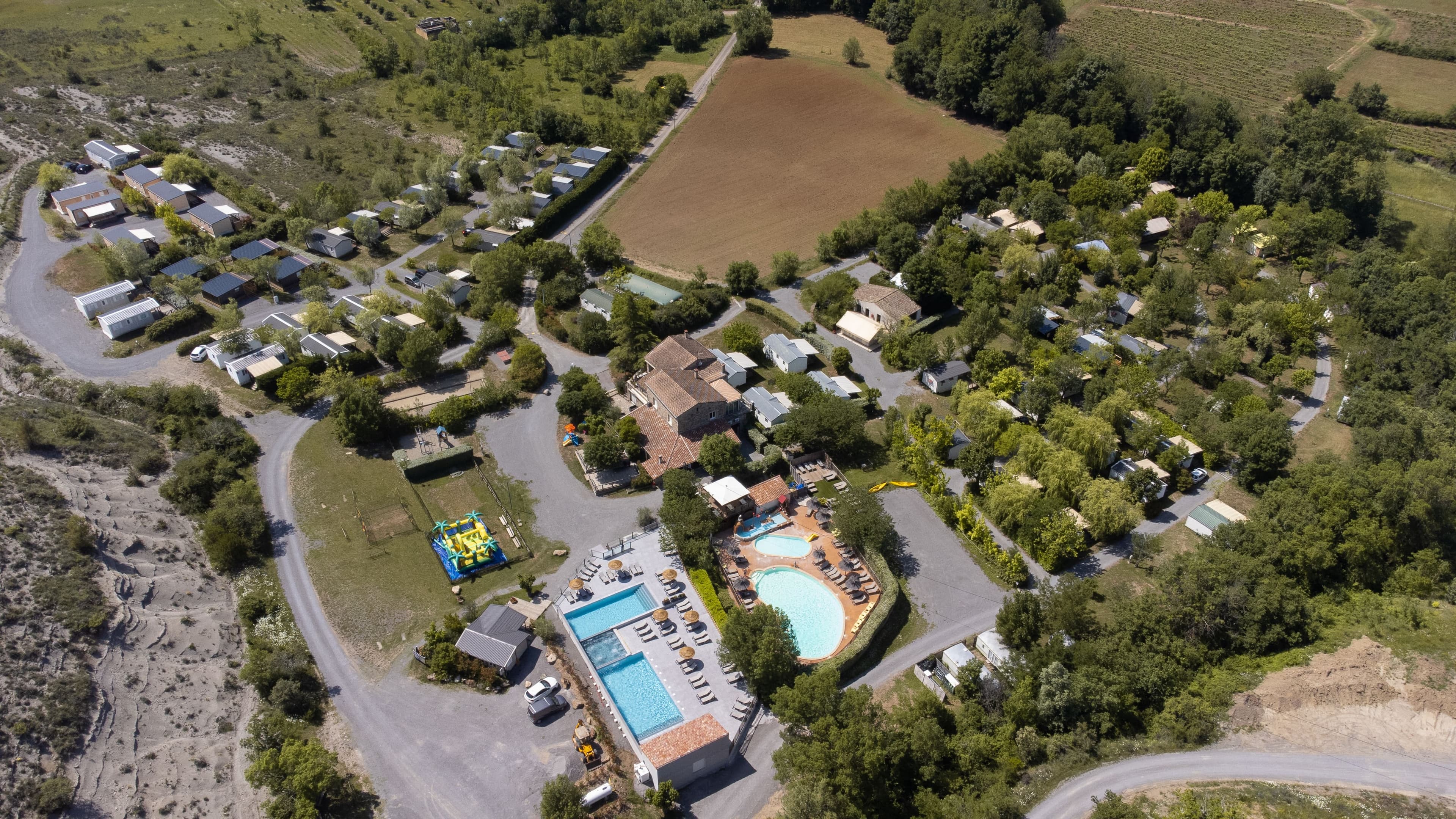 A scenery from Flower Camping Saint Amand