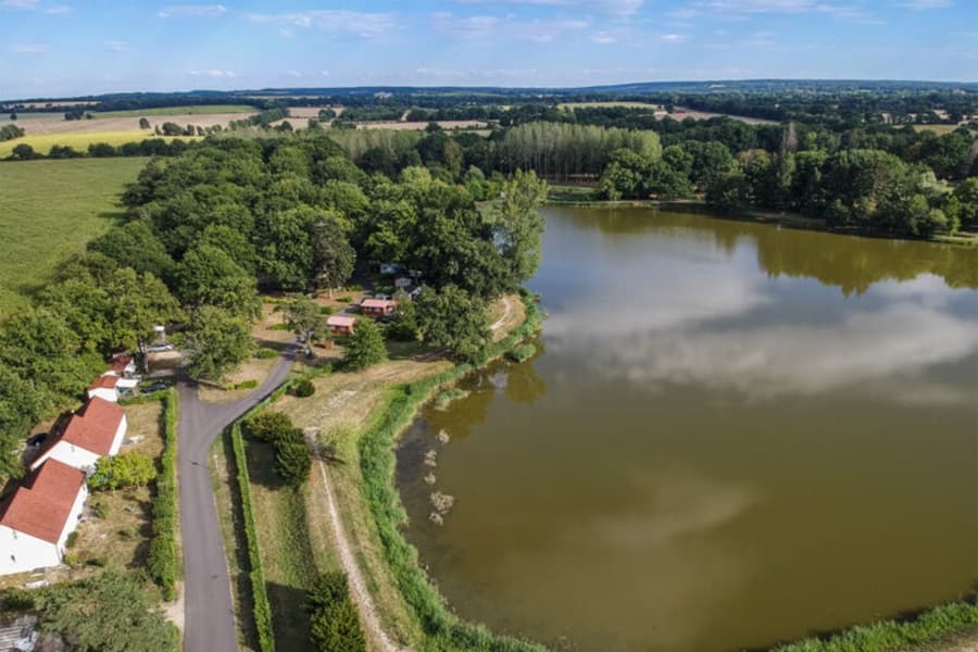 A scenery from Camping des Etangs