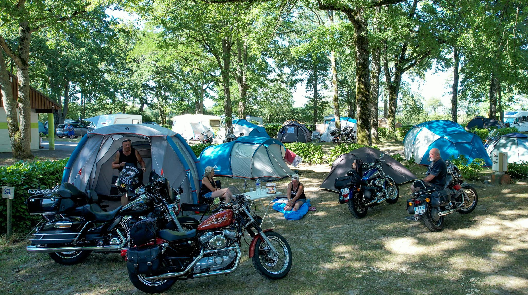 A scenery from Camping des Etangs