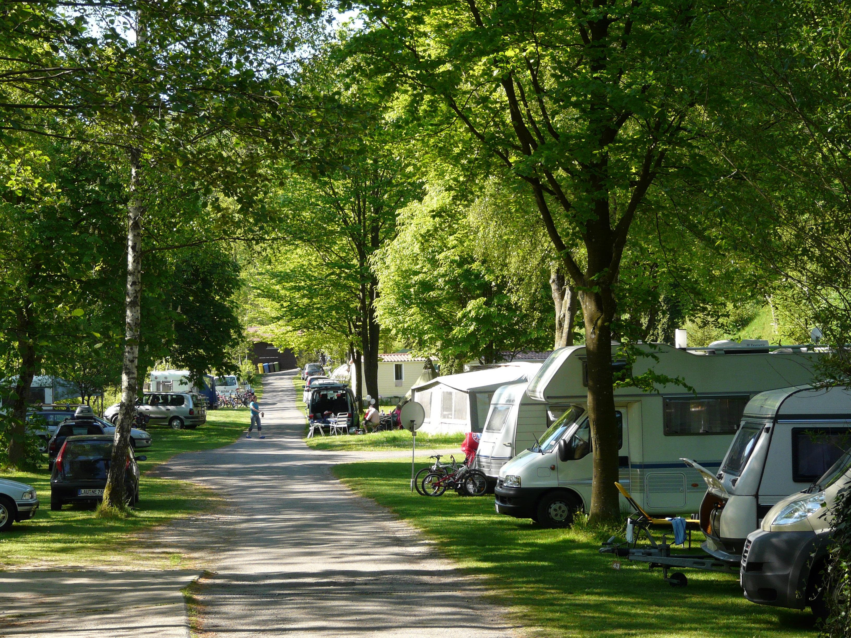 A scenery from Camping Romantische Strasse