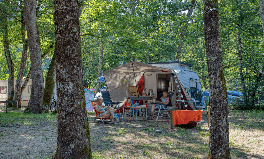 A scenery from Camping Le Rocher de la Cave