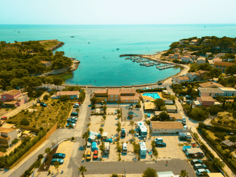 A scenery from Camping Les Tamaris