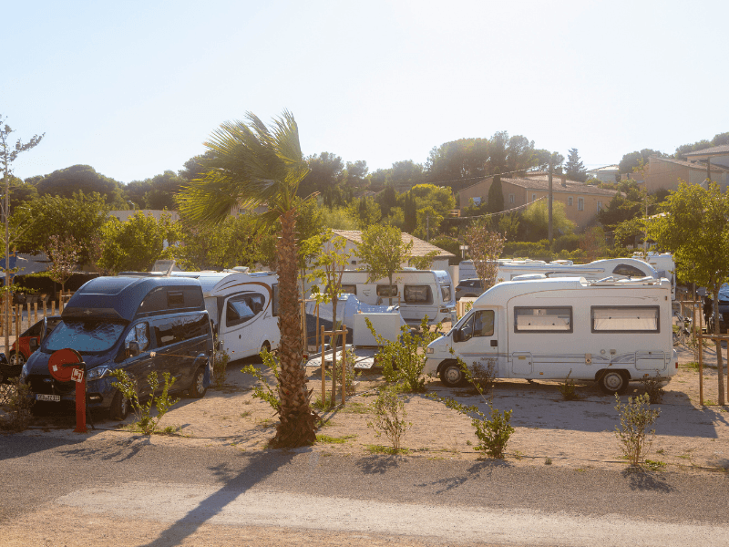 A scenery from Camping Les Tamaris