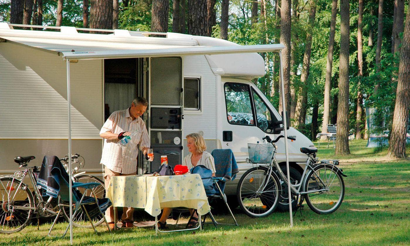 A scenery from Campingplatz am Leppinsee