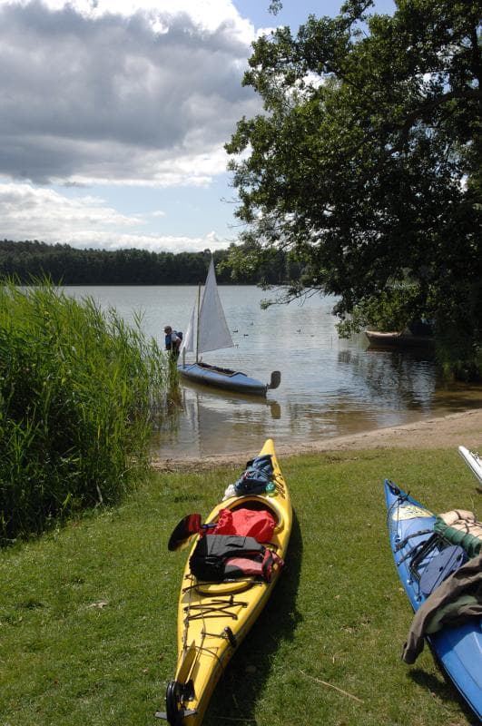 A scenery from Campingplatz am Drewensee