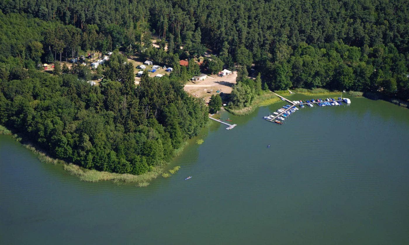A scenery from Campingplatz am Drewensee