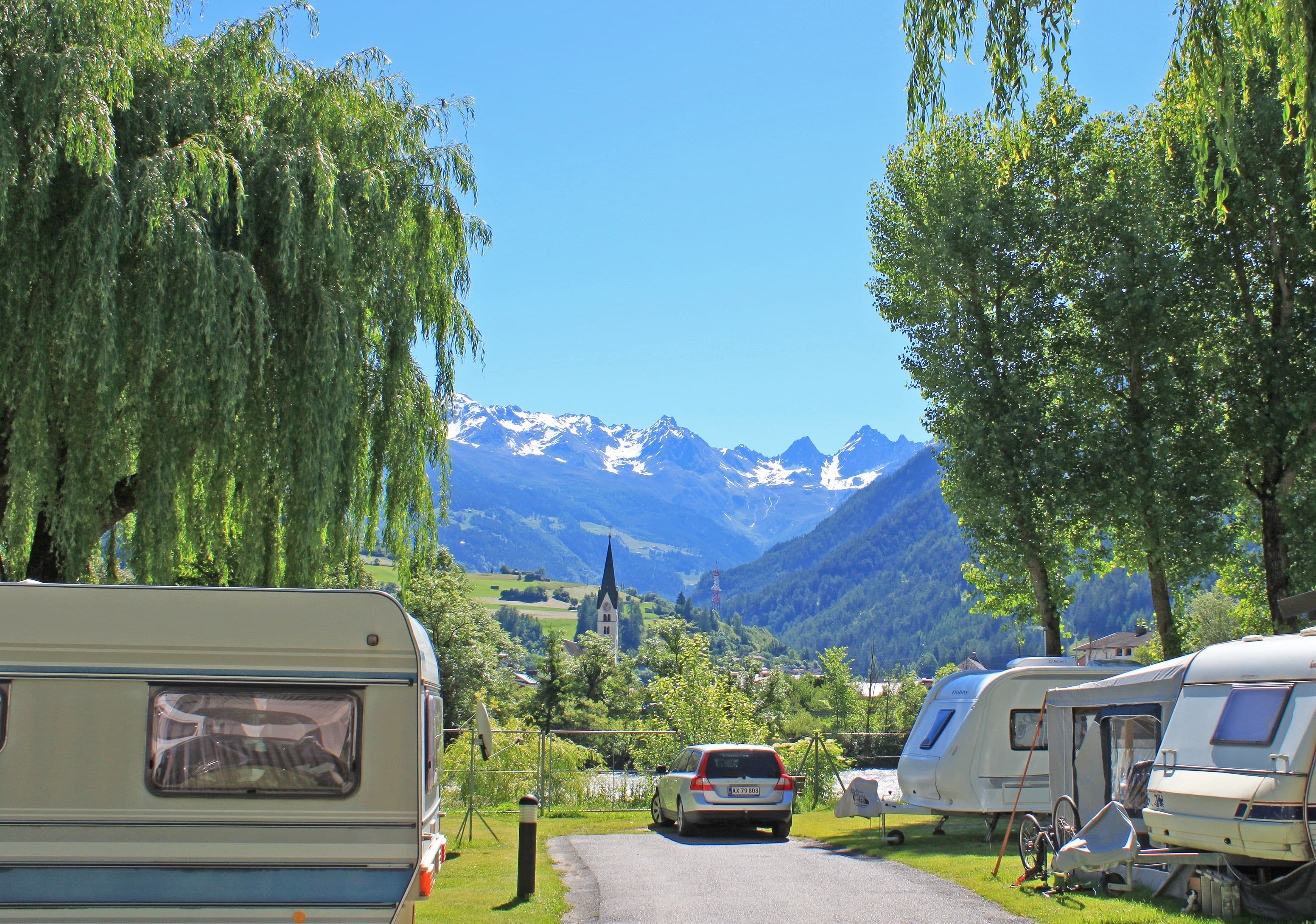 A scenery from Aktiv Camping Prutz