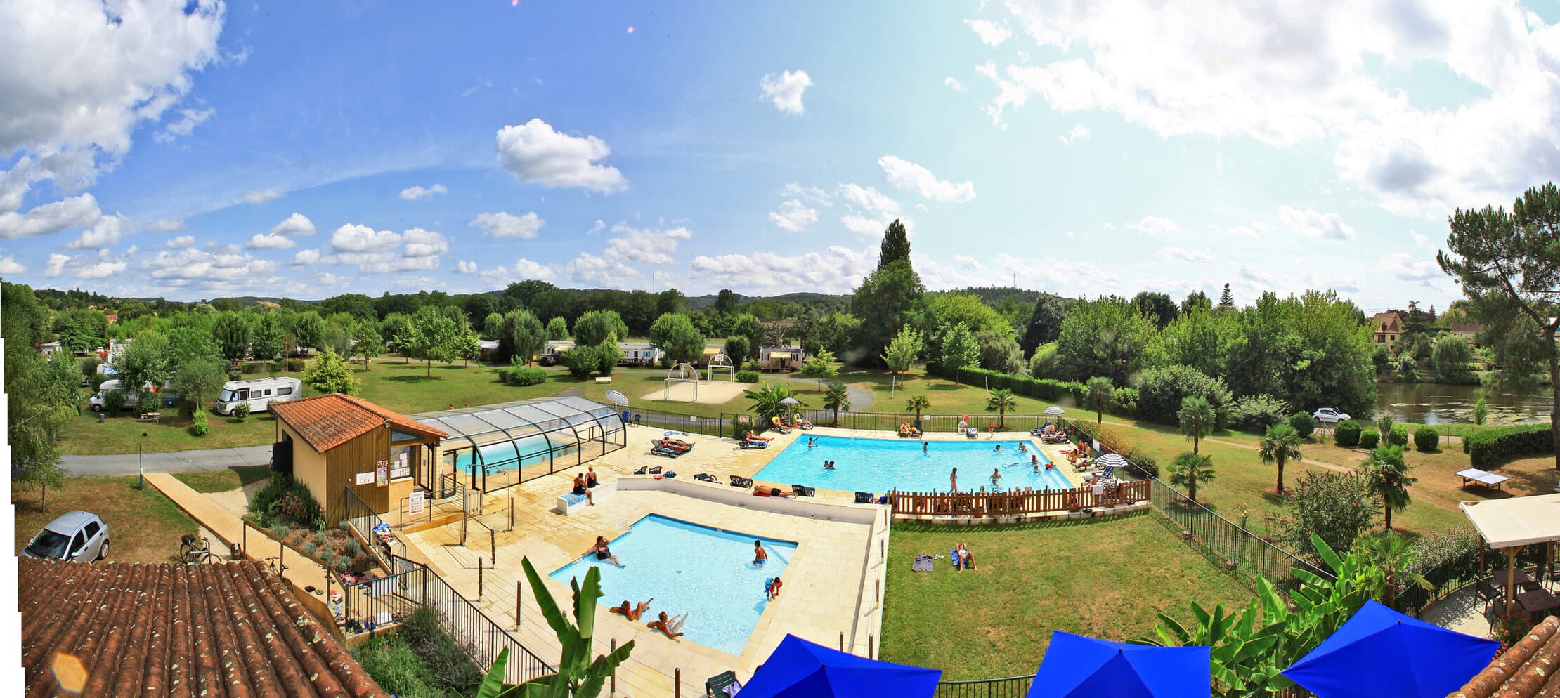 A scenery from Camping du Bournat