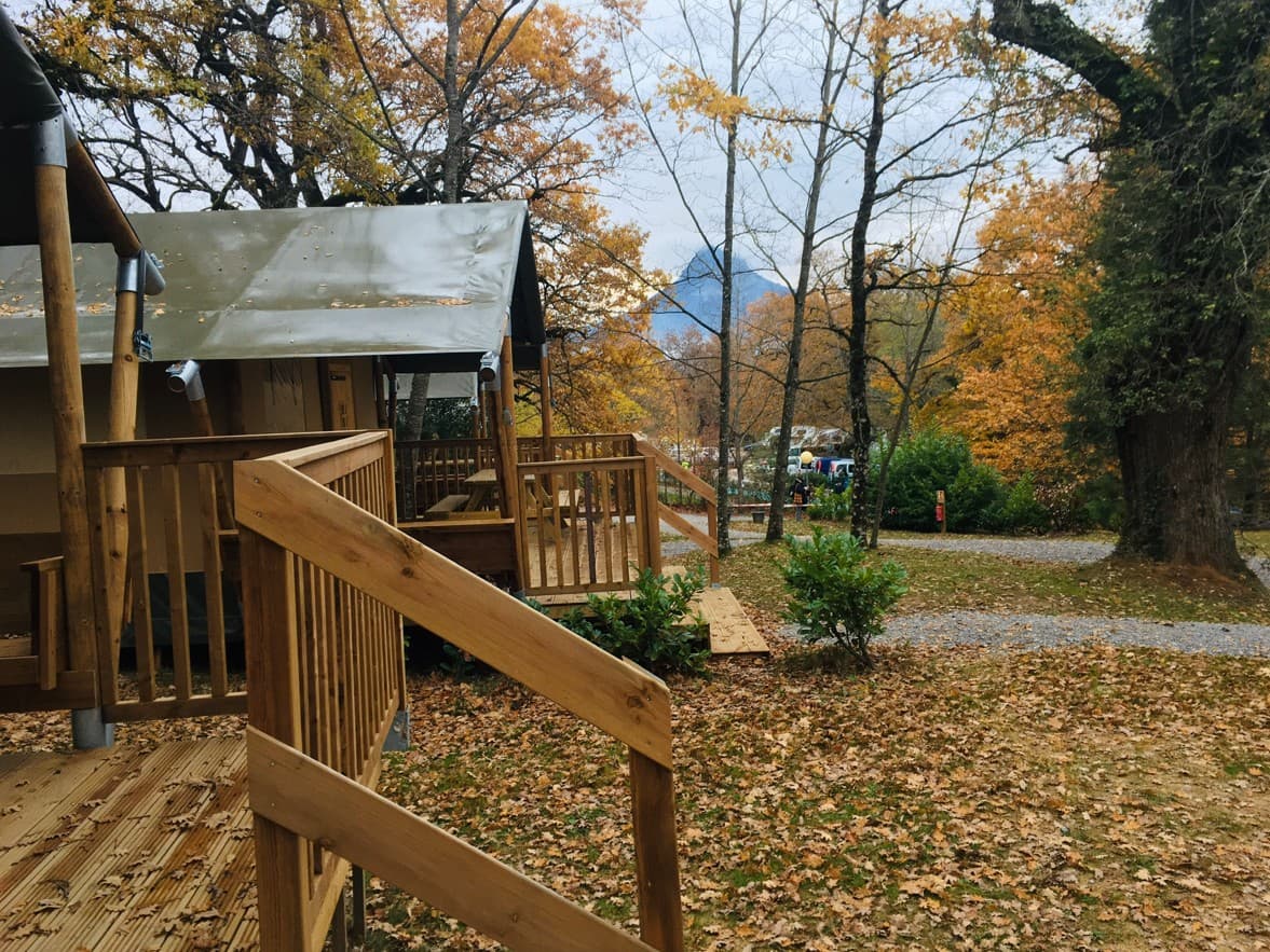 A scenery from Camping Etxarri