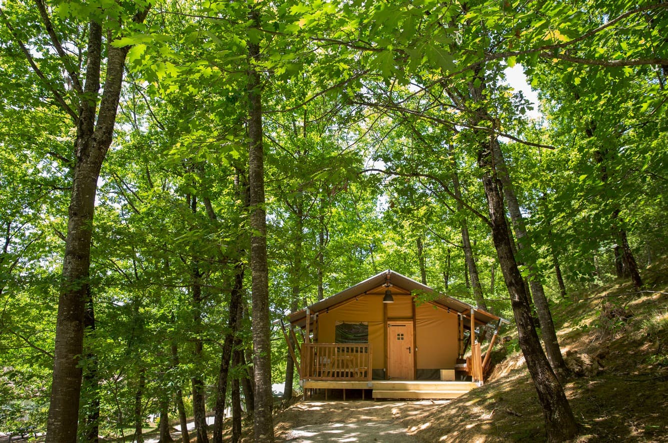 A scenery from Camping Etxarri