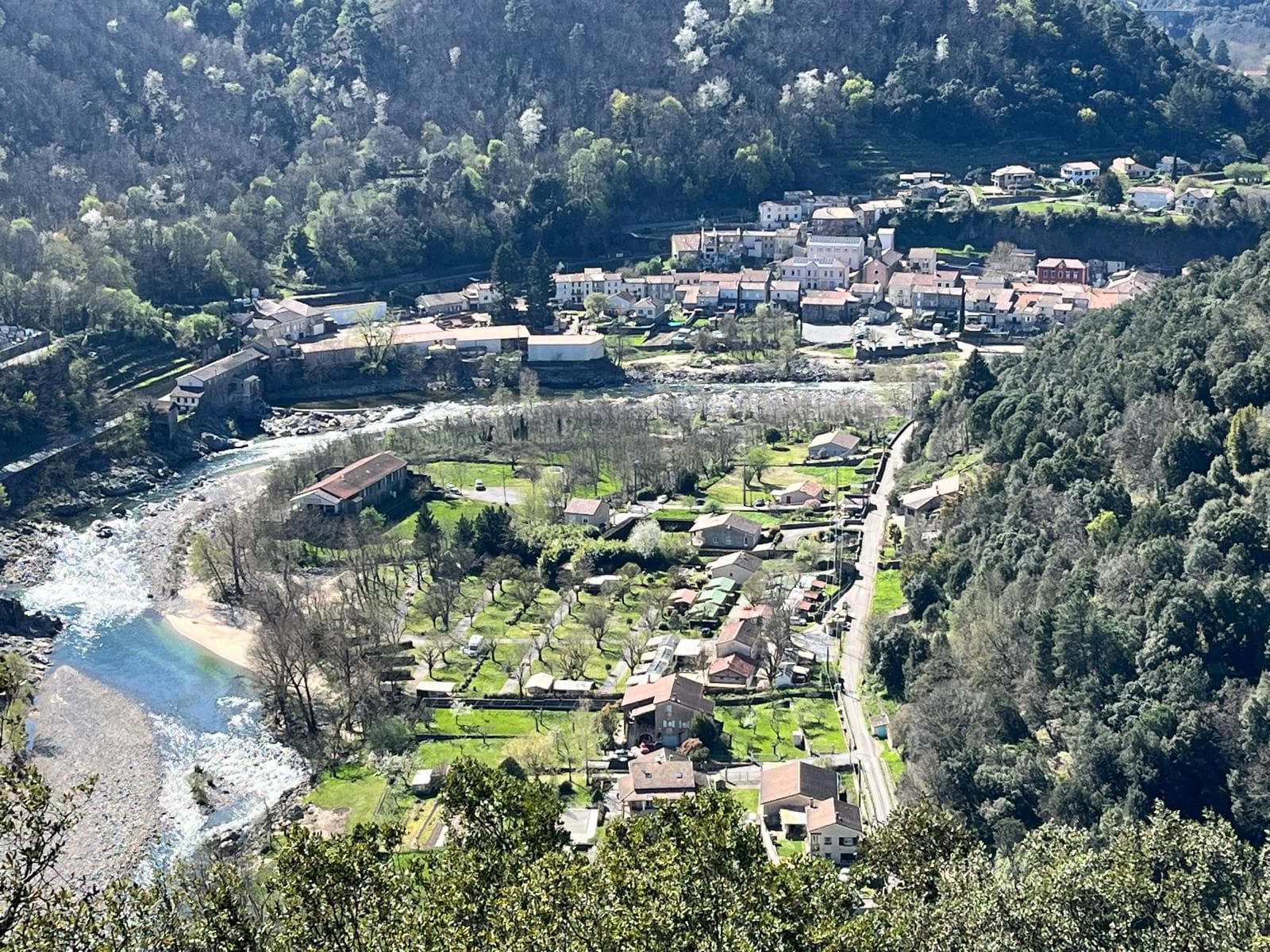 A scenery from Camping la Charderie