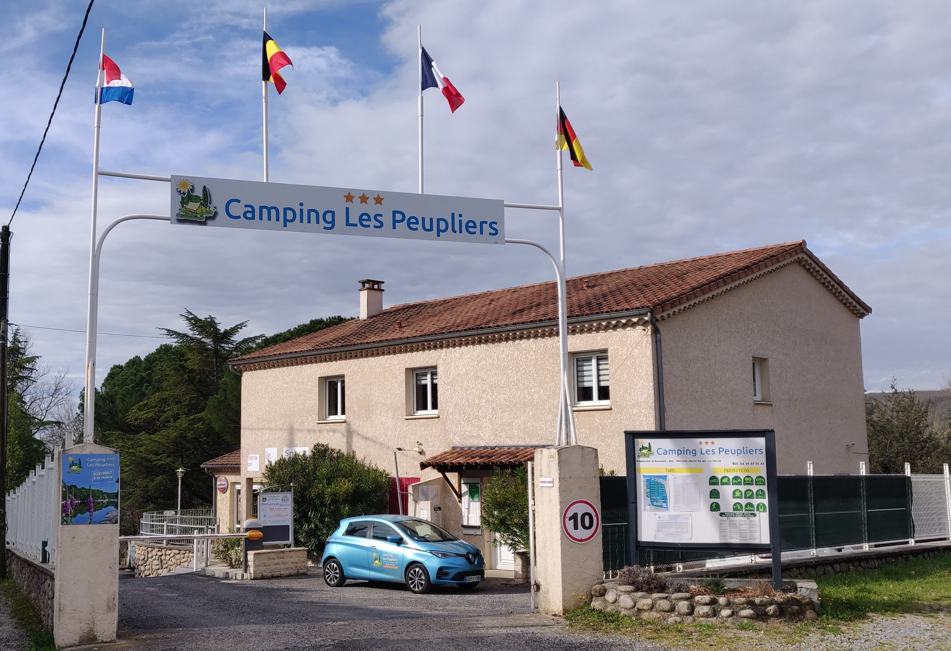 A scenery from Camping les Peupliers