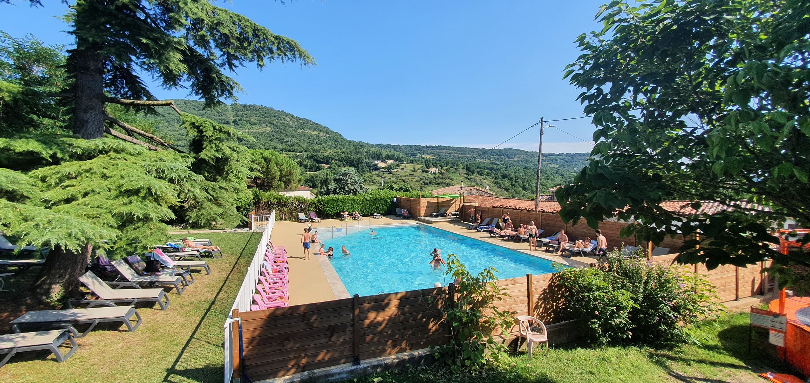 A scenery from Camping Les Lavandes