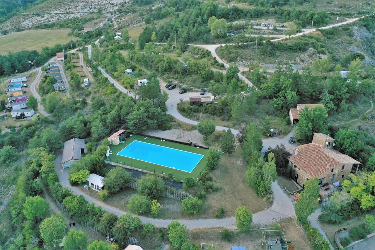 A scenery from Flower Camping Les Hauts de Rosans