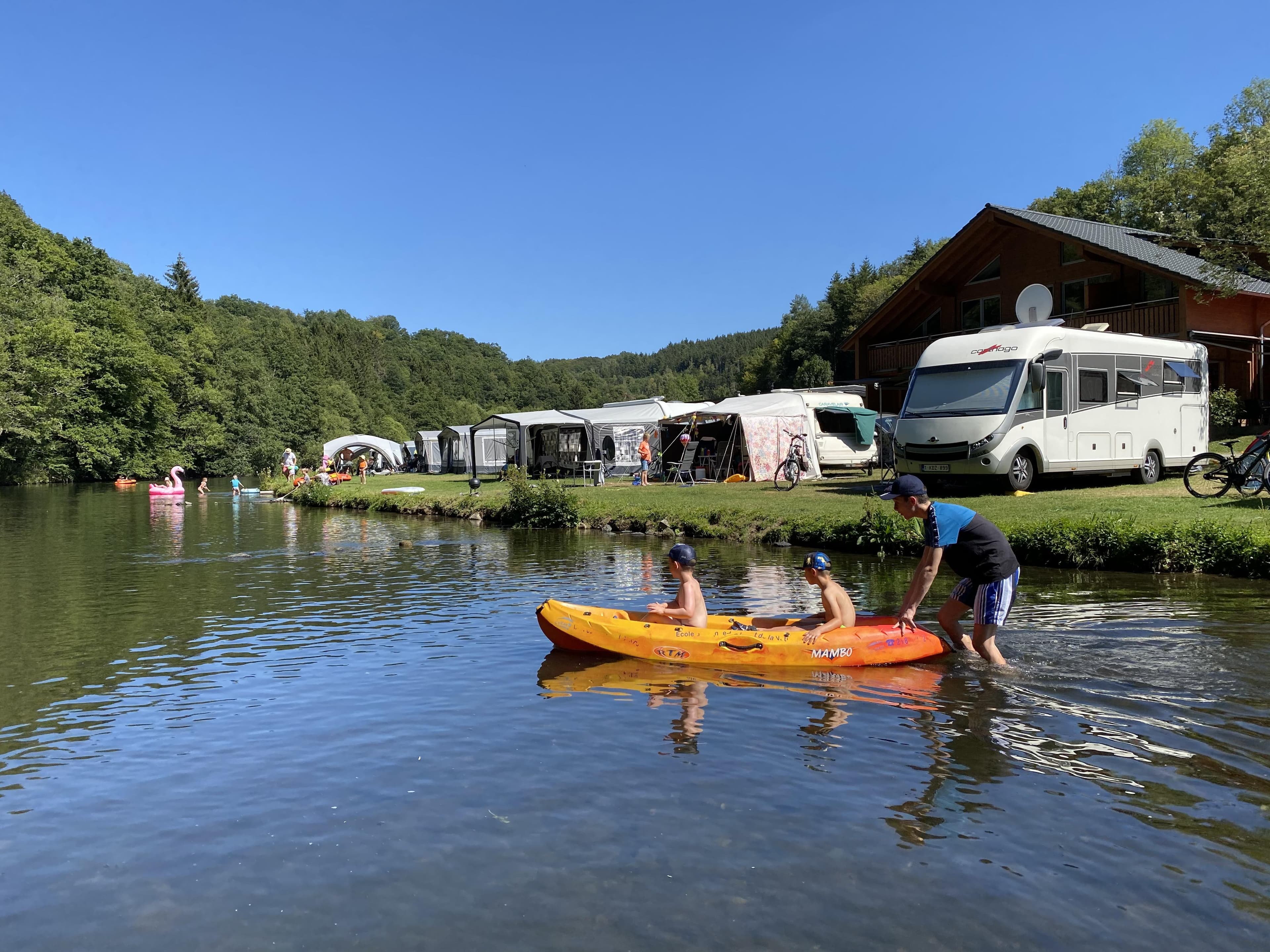 A scenery from Camping Bissen