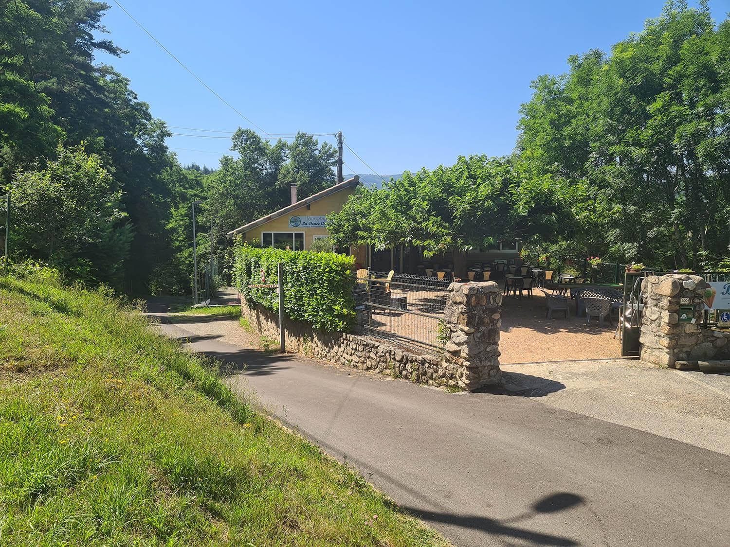 A scenery from Camping La douce Ardèche