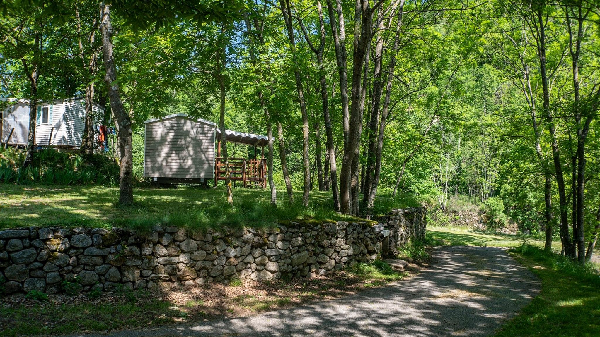 A scenery from Camping Les Rives de l'Ardèche