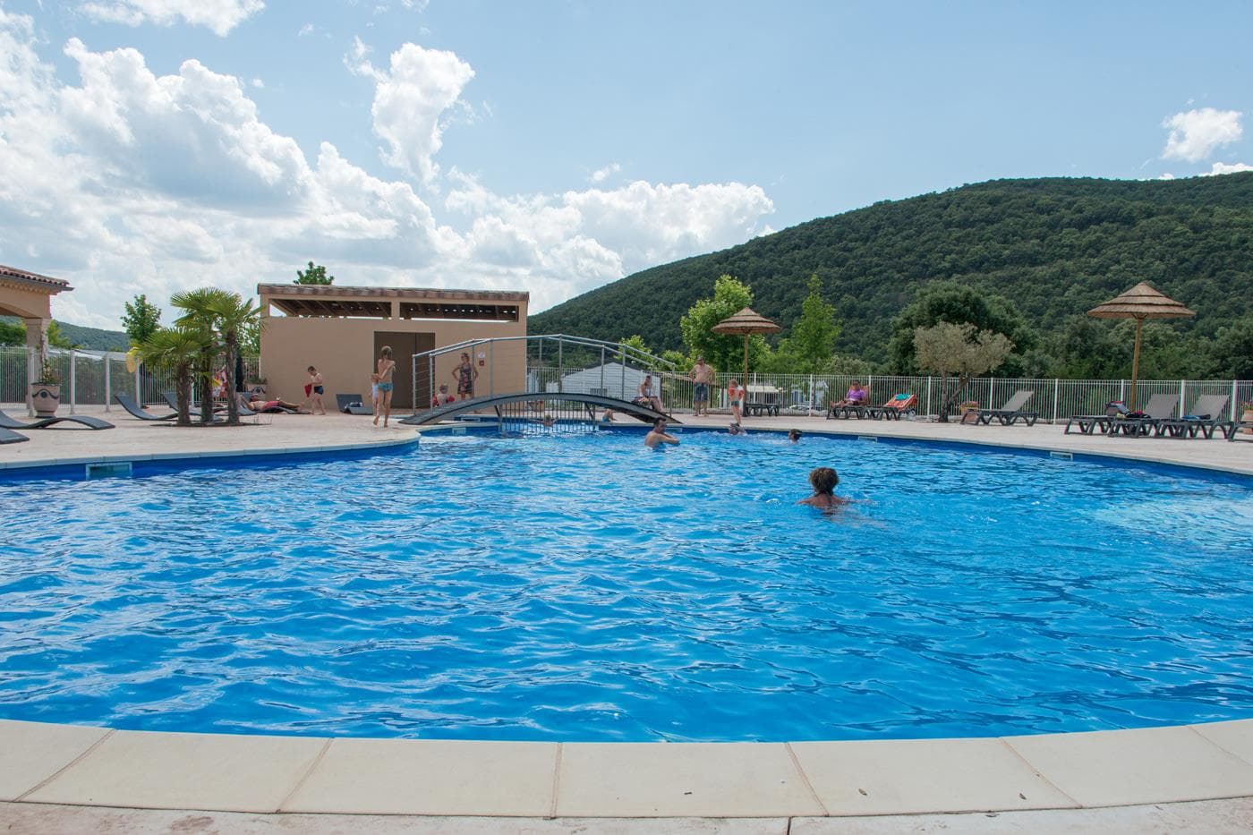 A scenery from Camping Le Sous-Bois Ardèche