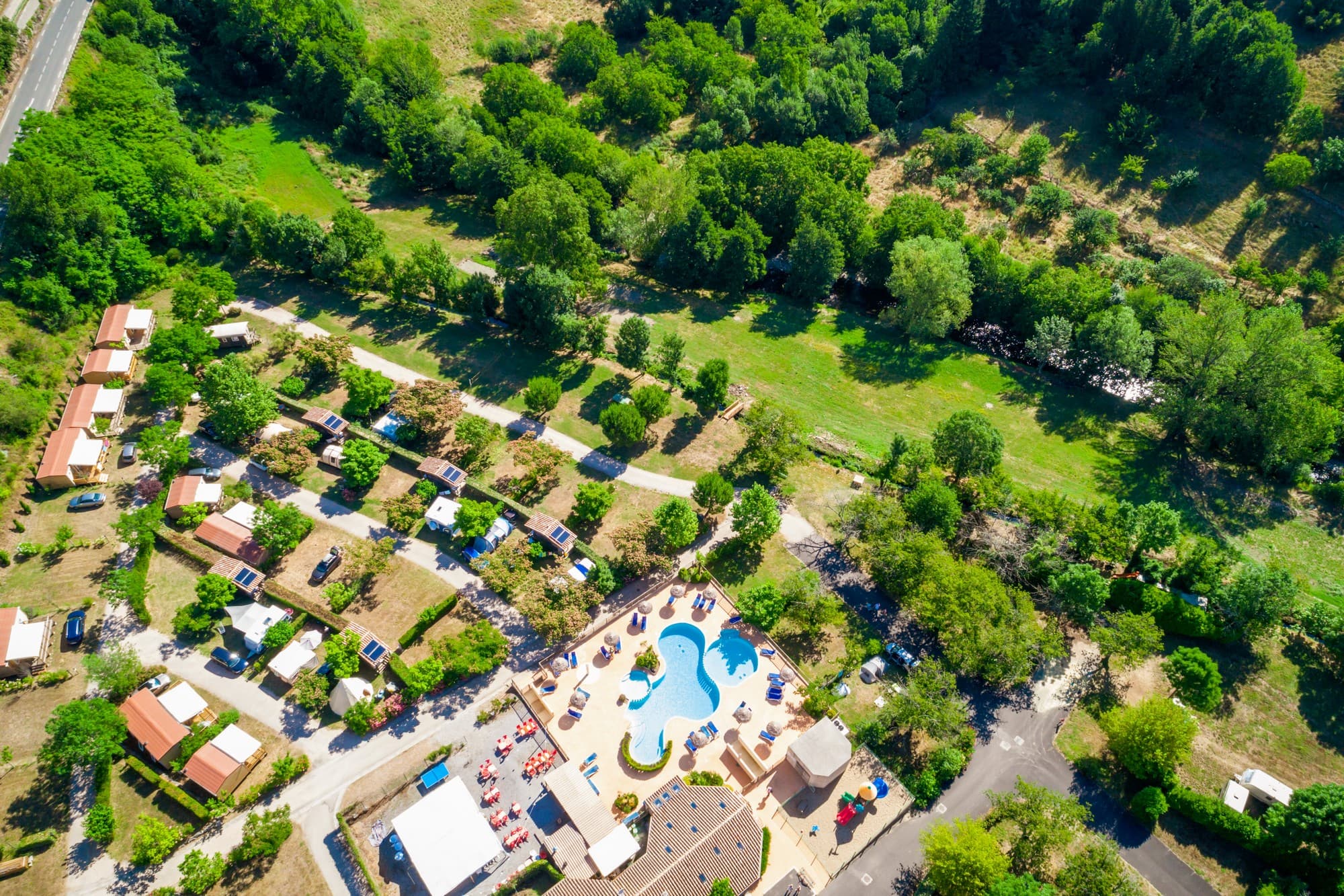 A scenery from Camping Les Cerisiers du Jaur