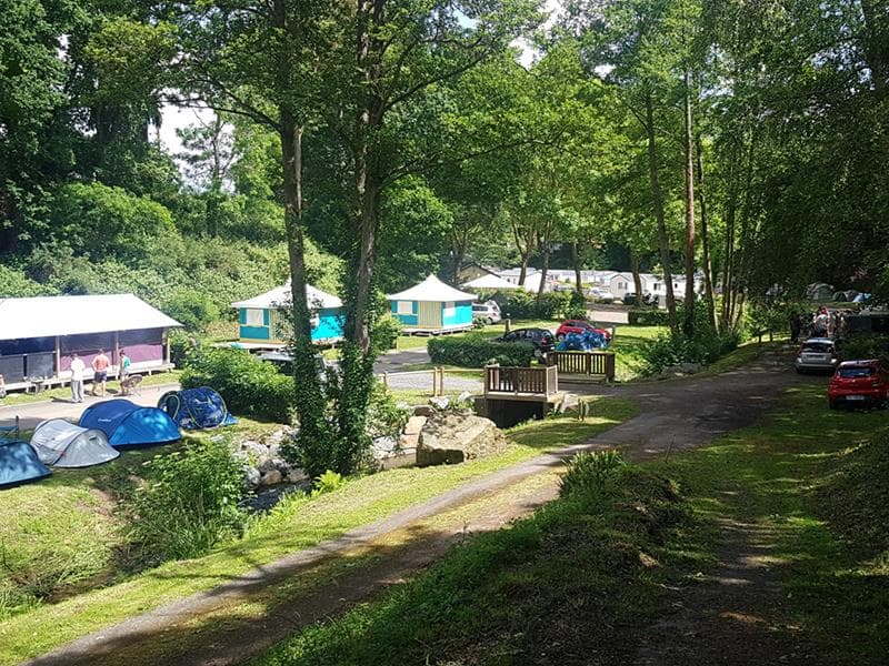 A scenery from Flower Camping des Vallées