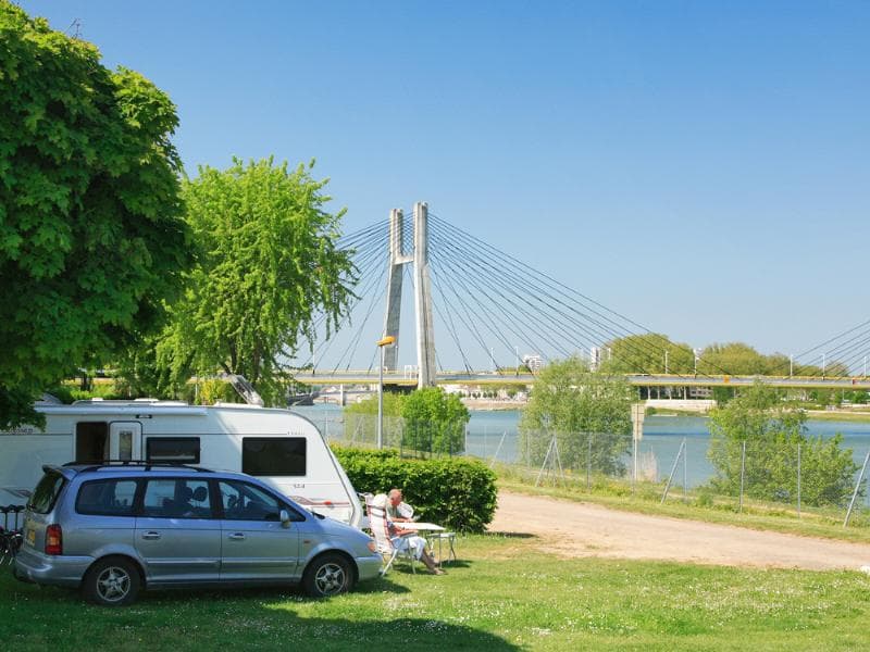 A scenery from Camping du Pont de Bourgogne