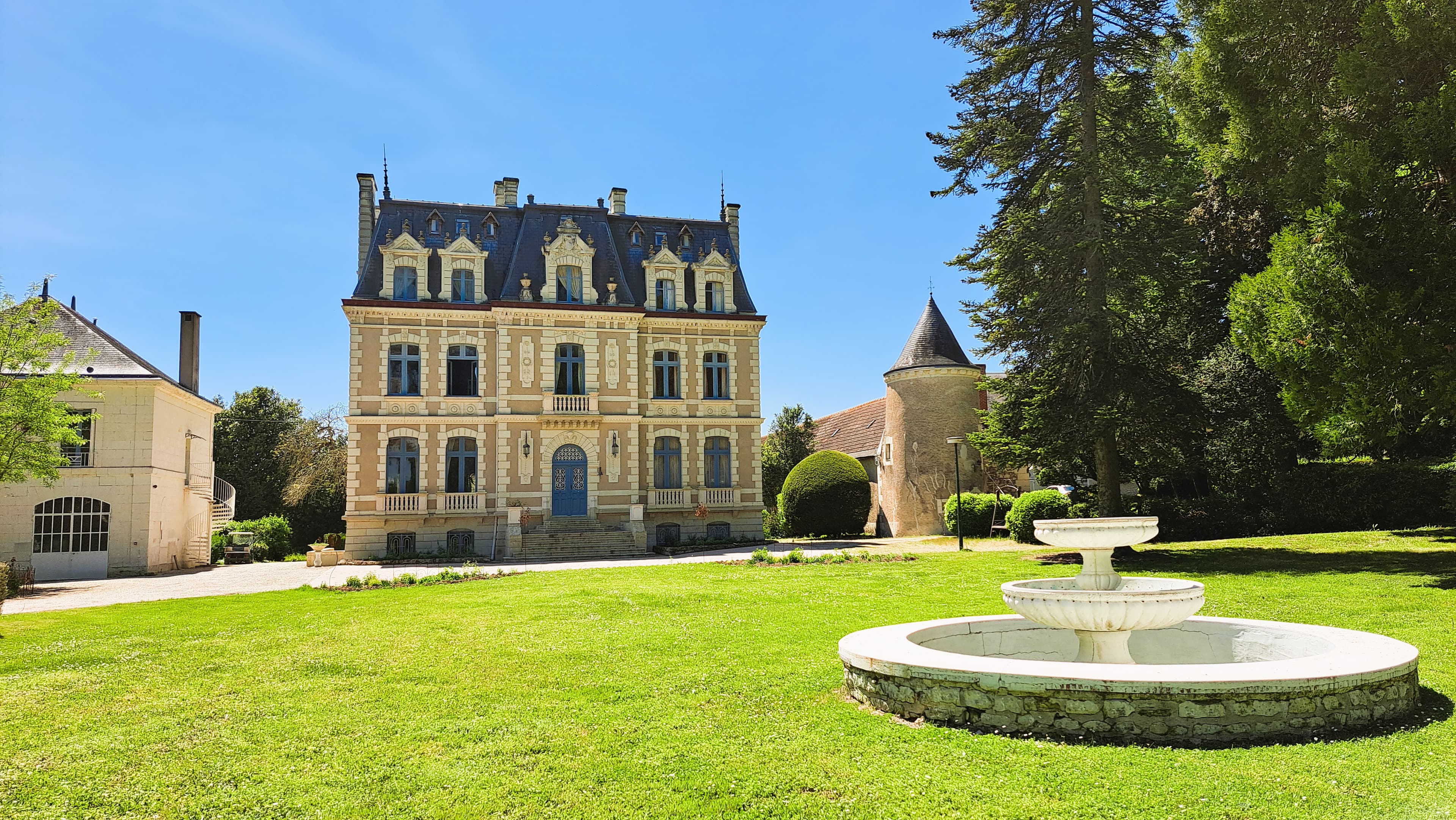 A scenery from Camping Château de la Rolandière