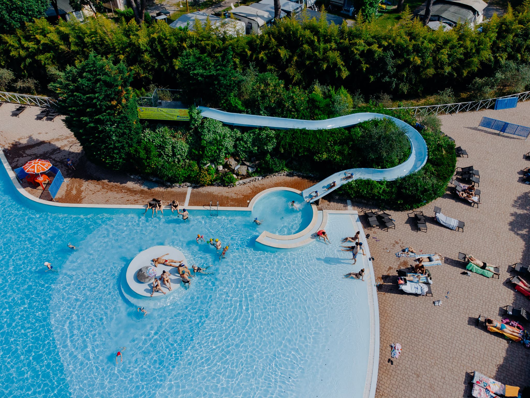 A scenery from Camping Del Sole Village