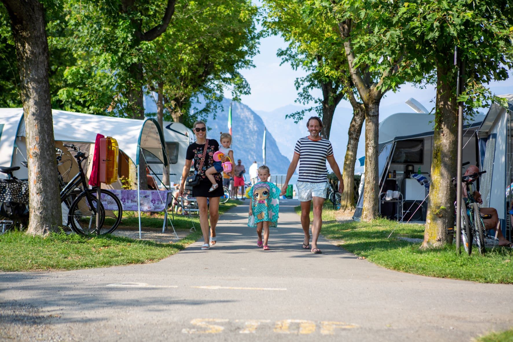 A scenery from Camping Del Sole Village