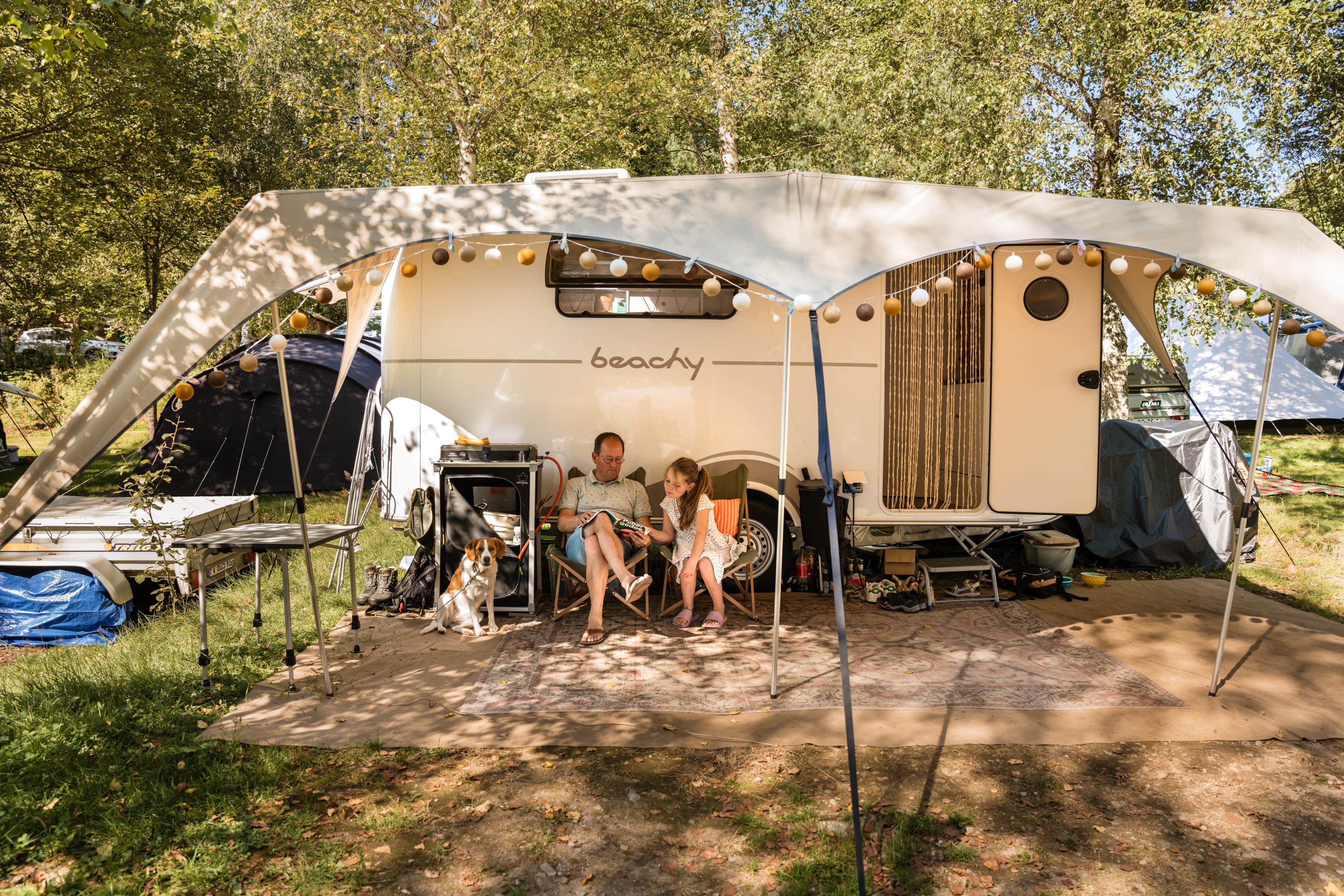 A scenery from Flower Camping LA STENIOLE