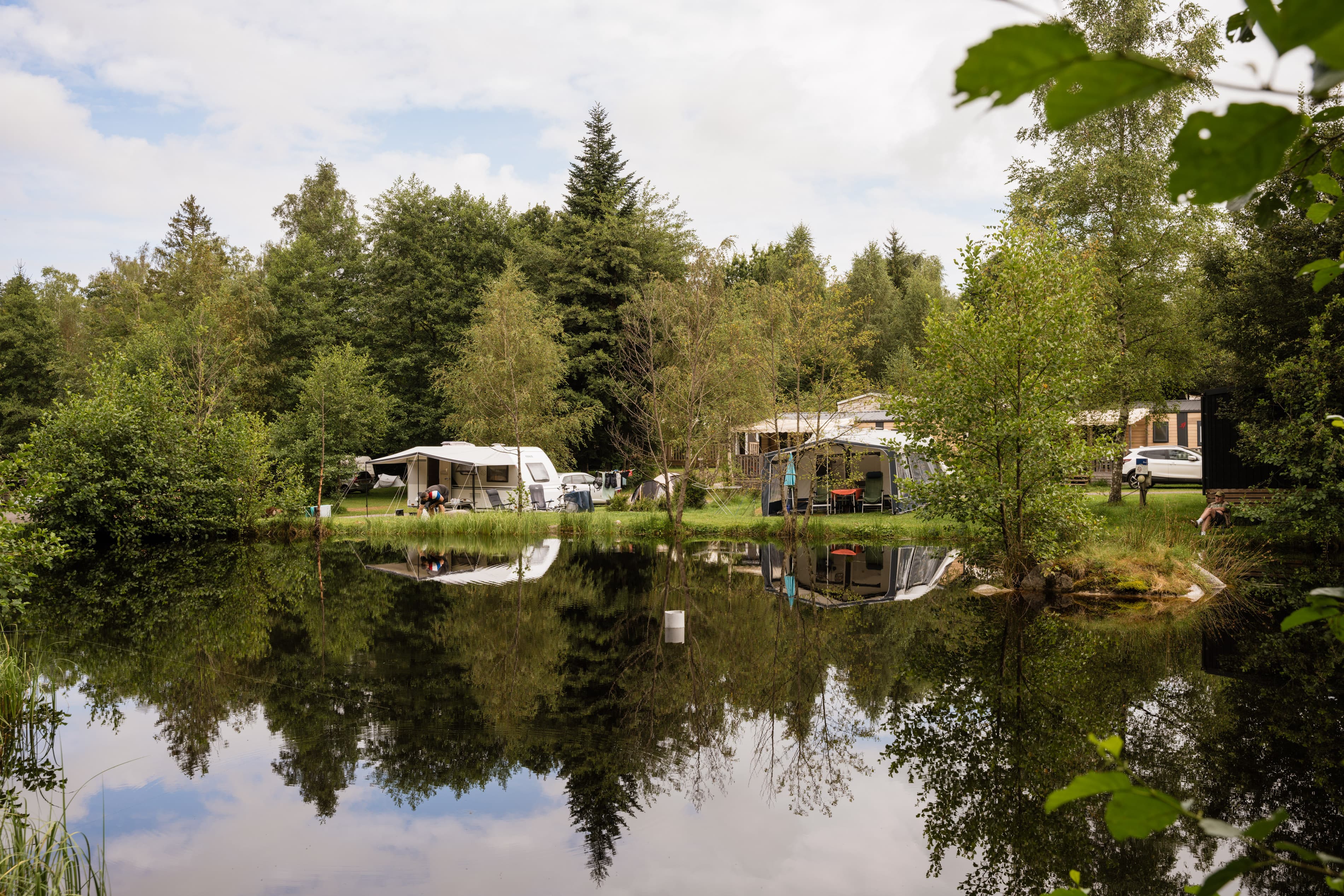 A scenery from Flower Camping LA STENIOLE