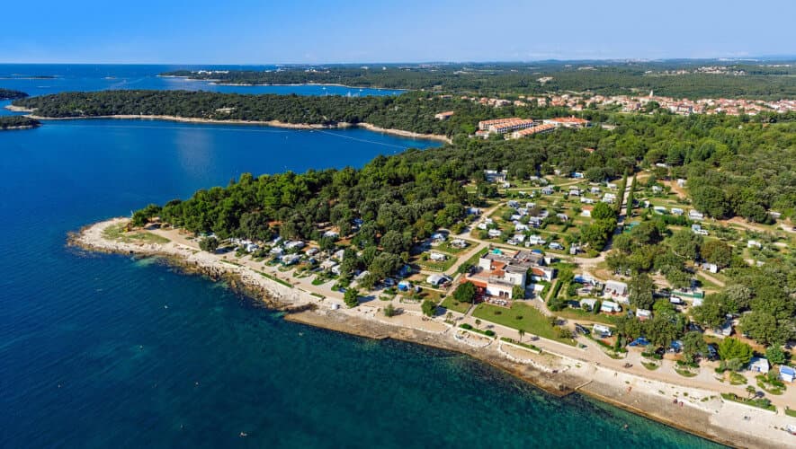 A scenery from Maistra Camping Valkanela