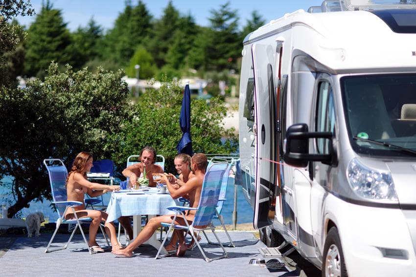 A scenery from Maistra Camping Koversada Naturist