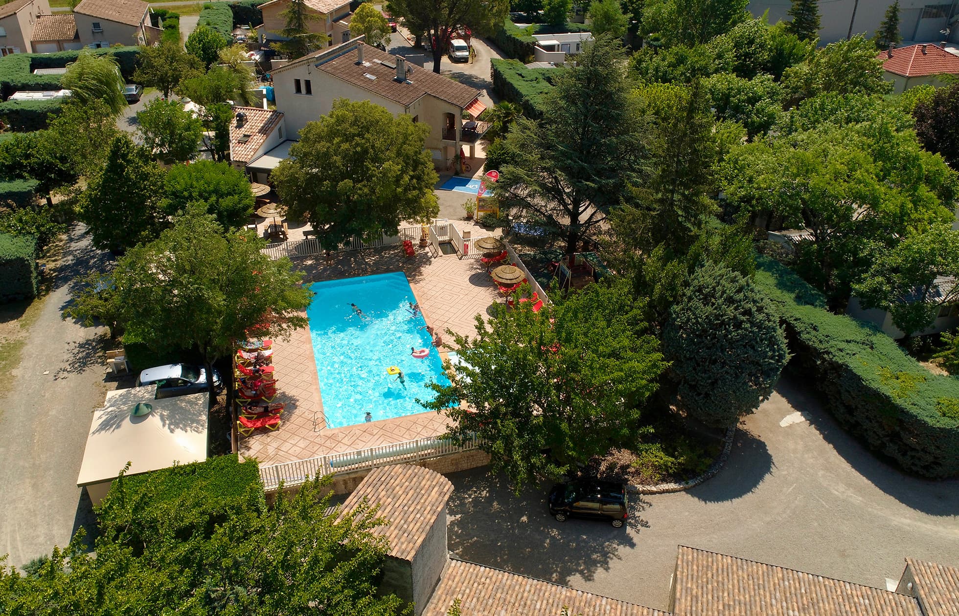 A scenery from Camping Les Paillotes en Ardèche