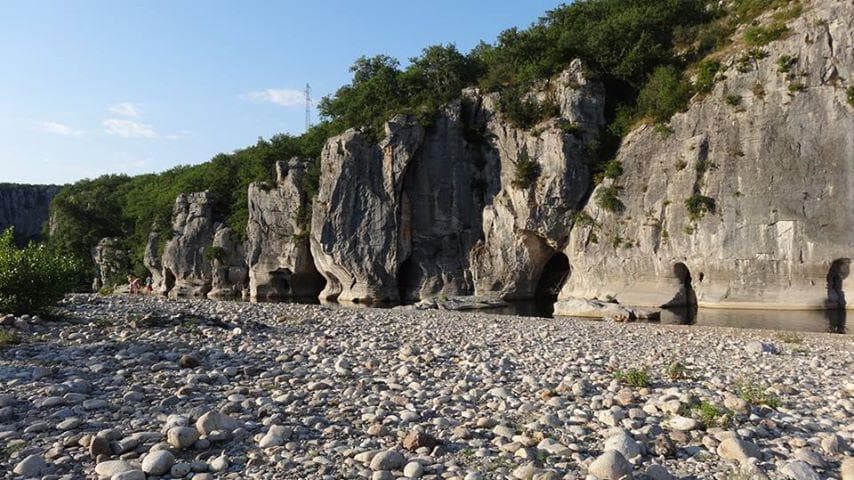 A scenery from Camping les Actinidias