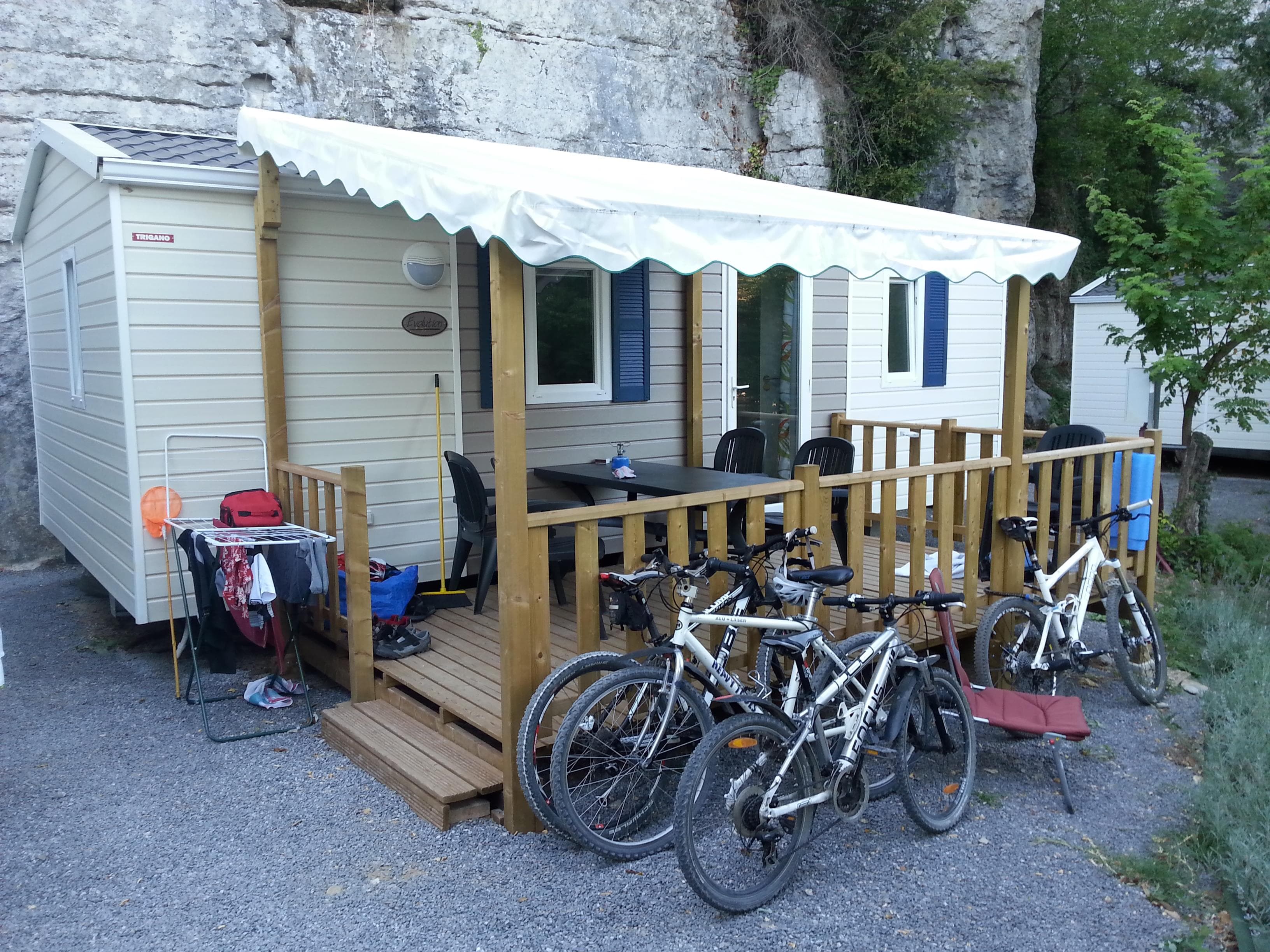 A scenery from Camping les Actinidias