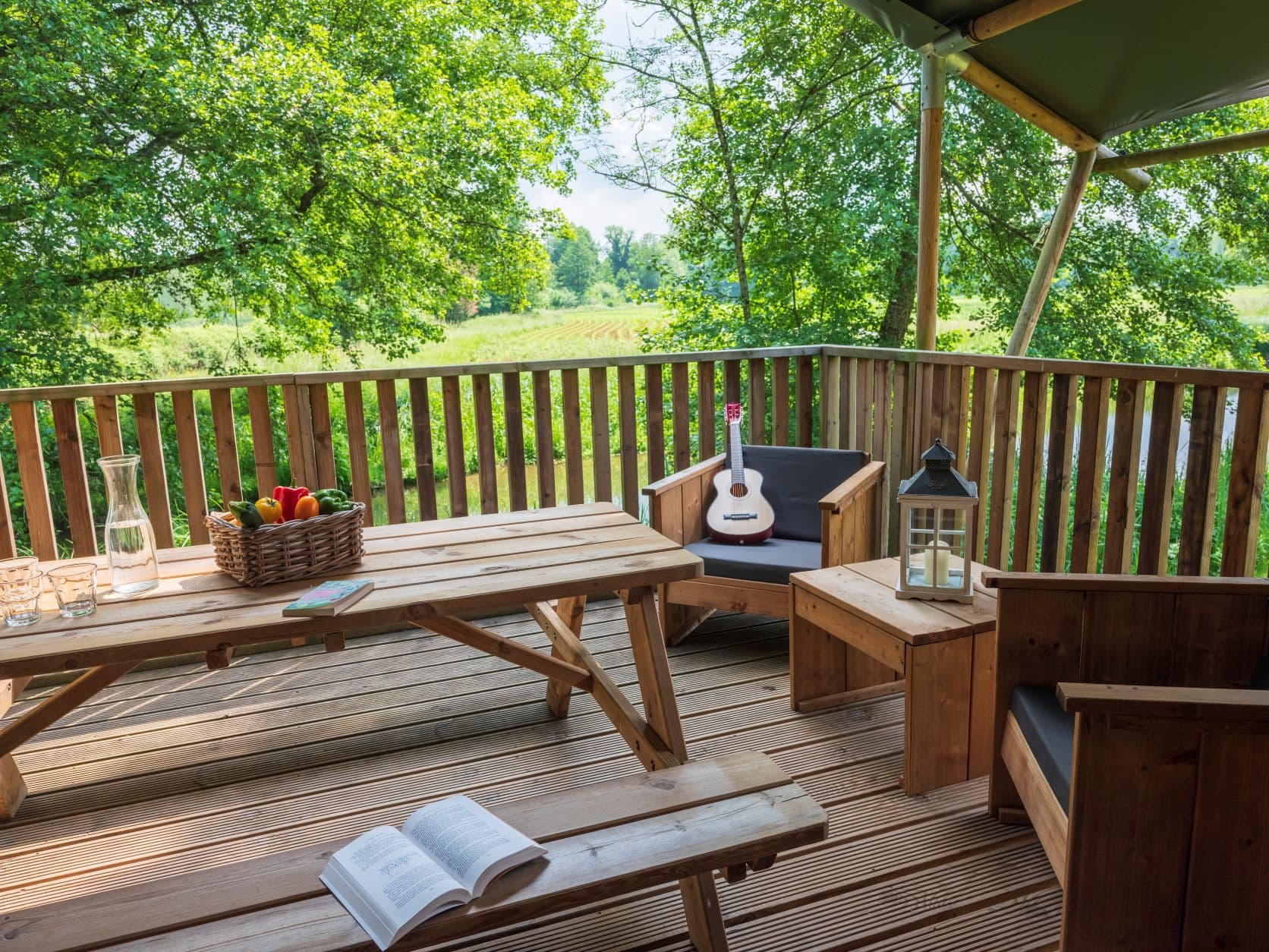 A scenery from Camping du Buisson